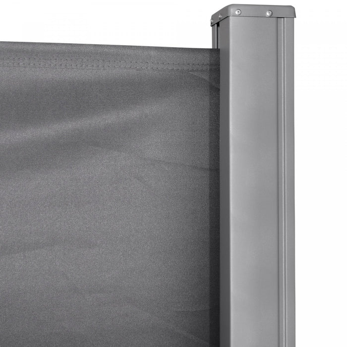 Outsunny 118\" X 63\" Retractable Side Awning Patio Outdoor Folding Privacy Screen With Resistance To 