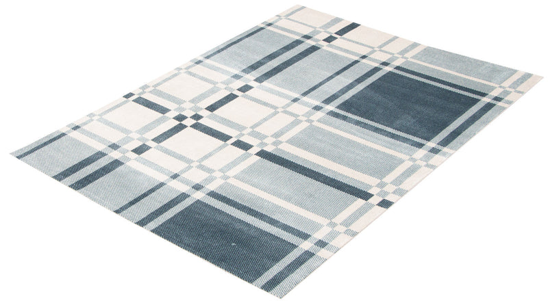 Roma Blue Machine Washable Area Rug - 6'0\" x 9'0\"