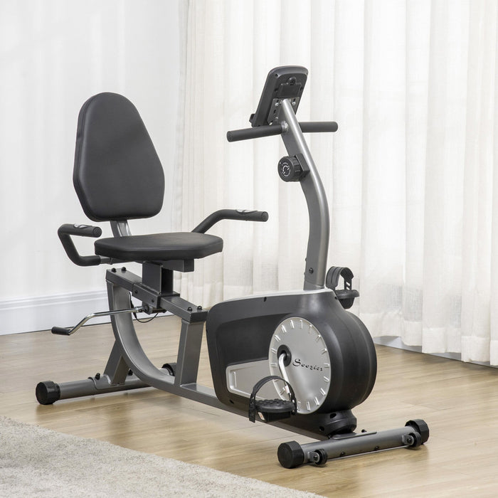 Soozier Exercise Bike, Stationary Bike with 8-Level Magnetic Resistance