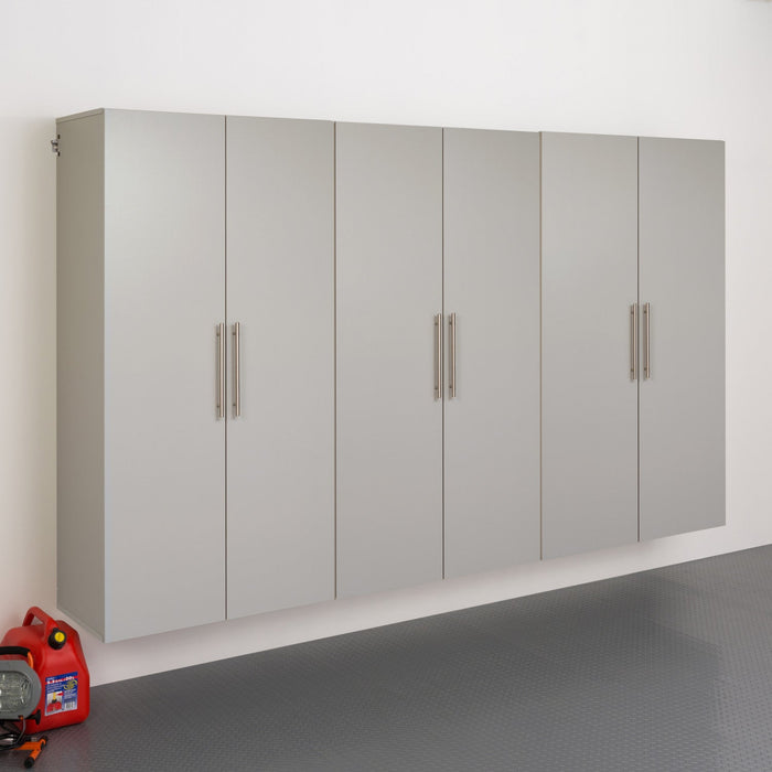 Hangups 108-inch 3-piece Garage Storage Cabinet Set E - Light Gray 