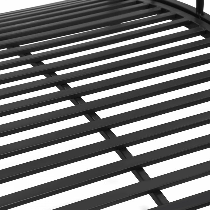 Outsunny 3.3ft Classic Garden Bridge With Safety Railings Arc Footbridge Decorative Pond Bridge For 