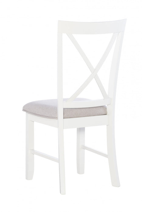 Jane Fabric Grey Dining Chair - Set of 2