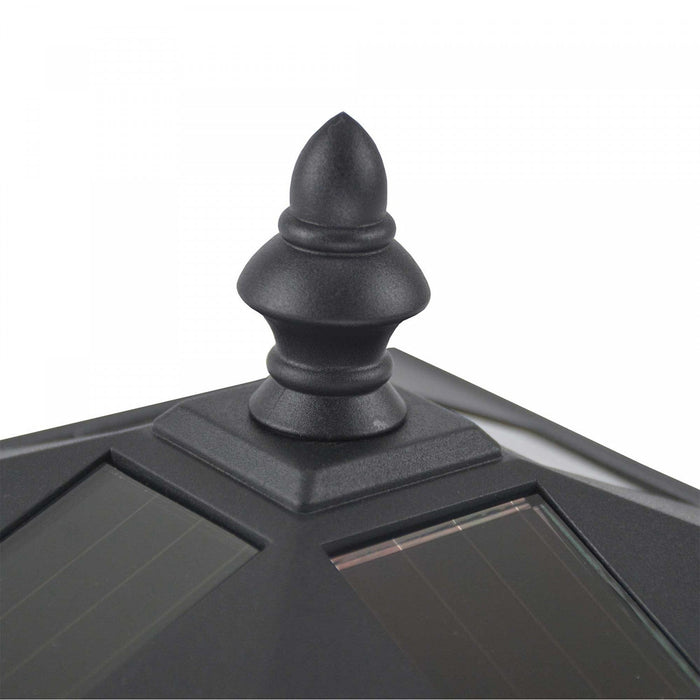 Outsunny Single Solar Lamp Post Garden Solar-powered LED Streetlight Style Outdoor Light Waterproof 