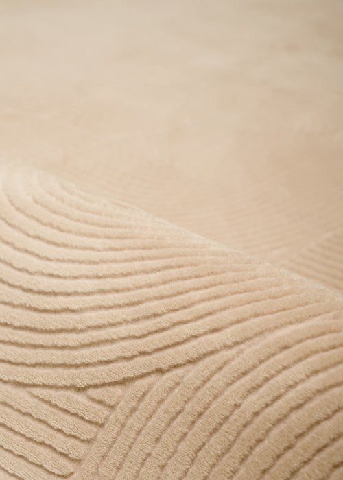 Elion Contemporary Beige Washable Rug 8'0\" x 10'0\" Indoor Area Rug 
