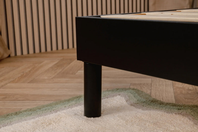 Smart Base Essential Full Metal Platform Bed Frame - Black 