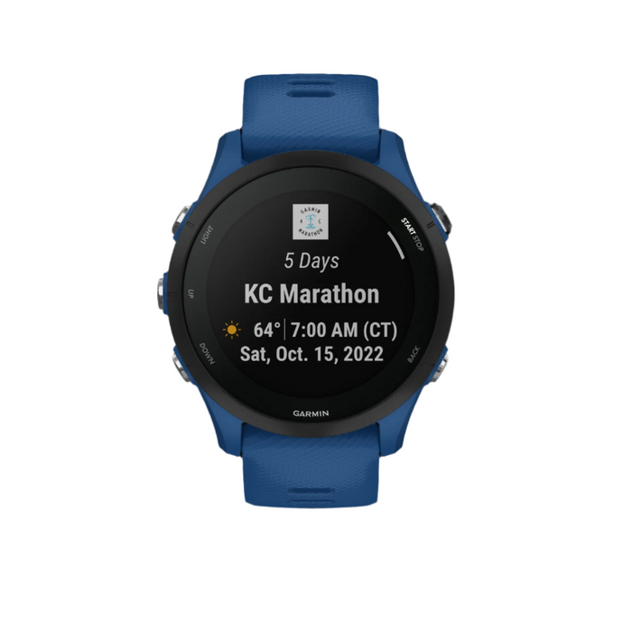Garmin Forerunner® 255 Gps Smartwatch - Daily Health Monitoring W/ 14-day Battery Life - Tidal Blue