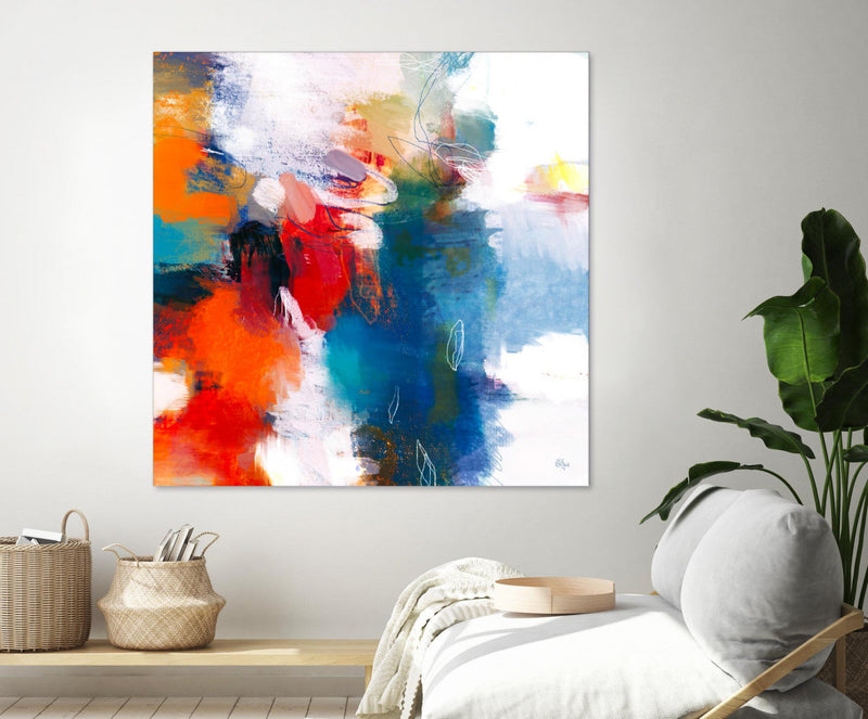 \"It's A Party Ii\" Giant Art 54x54 Wall Art