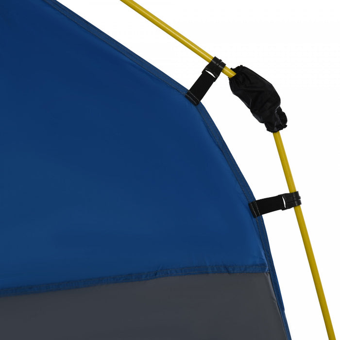 Outsunny Instant Automatic Camping Tent W/ 4 Doors And 4 Windows, Outdoor Easy Pop Up Tent, Portable
