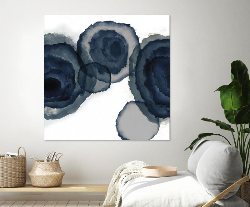 \"Blotted Ink Ii\" Giant Art 72x72 Wall Art