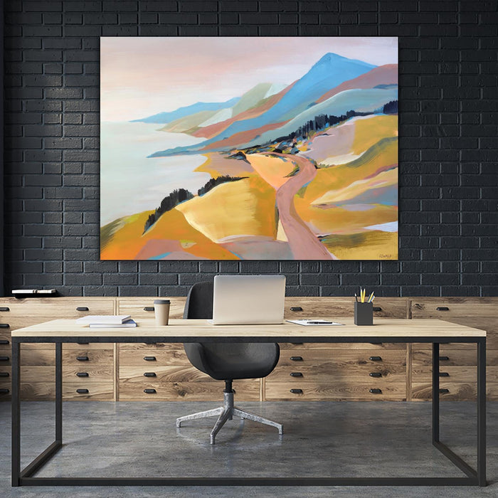 \"Monterey To The Sea\" Giant Art 72x54 Wall Art