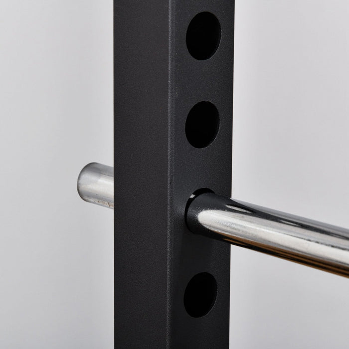 Soozier Power Cage, Power Rack With Lat Pulldown Attachment, Pull-up Bar, T Bar Row Landmine And Dip