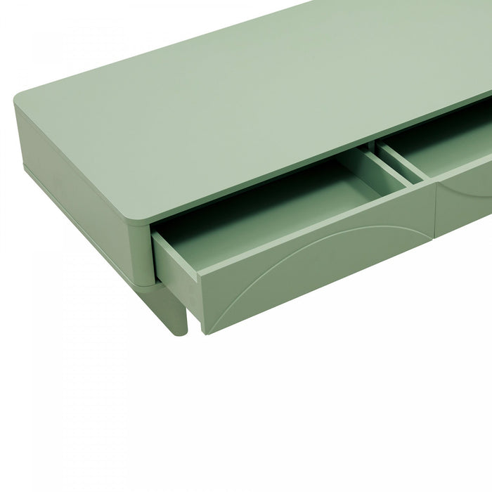 Ella Modern 47\" Coffee Table in Sage Green 