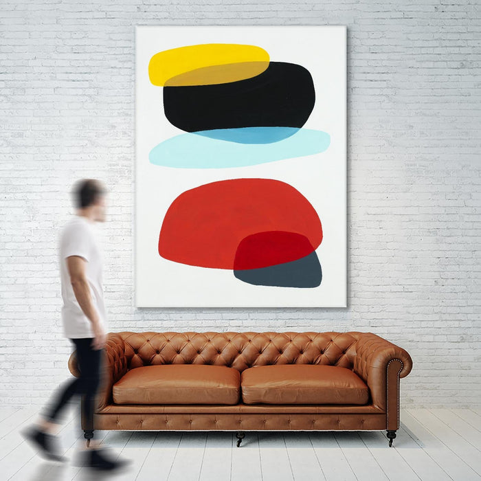 \"Joy And Pop Ii\" Giant Art 72x54 Wall Art