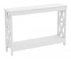 47” Console Table With 1 Shelf - White 