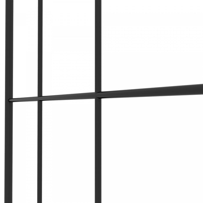 Outsunny Metal Garden Trellis Pack Of 2 For Climbing Plants, Black