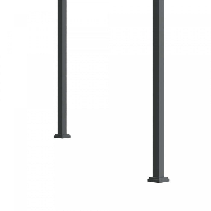 Outsunny 10' X7' Patio Pergola With Retractable Canopy, Outdoor Sun Shelter, Yard Shade, Black