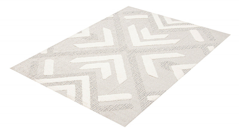 Tyisha Grey Area Rug - 6'7\" x 9'6\"