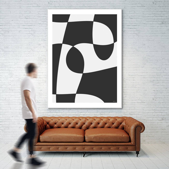 \"Forms Of Art Iv\" Giant Art 72x54 Wall Art