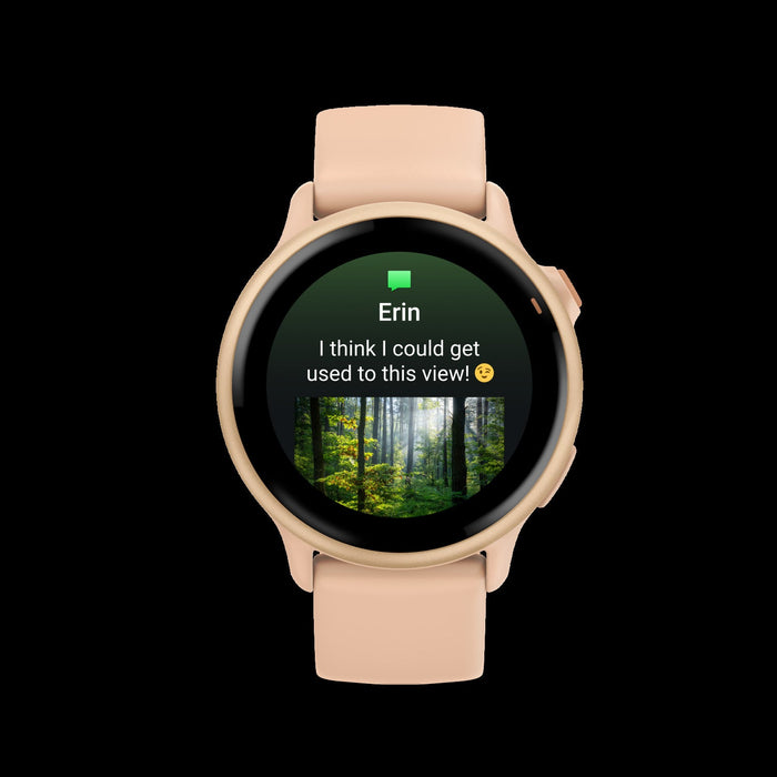 Garmin Vivoactive 6 Pink Dawn Everyday Smartwatch - Lifestyle Tracker, Morning Report, Meditation Tracking, Women's Health, On-Wrist Texting