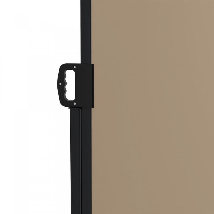 Outsunny 13' X 5' Retractable Side Awning, Garden Privacy Screen, Khaki