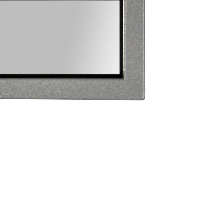 Border Silver 40\" Mirror