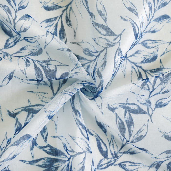 Habitat Jenny Indigo Light Filtering Grommet Curtain Panel - 52 x 84
