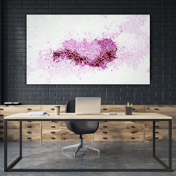 \"Hues Of Quinacridone Violet\" Giant Art 84x48 Wall Art