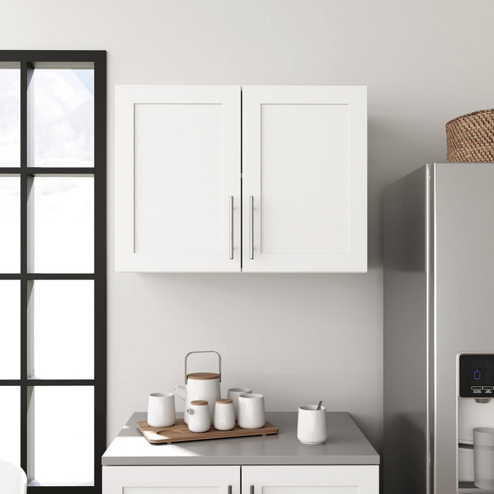 Prepac Elite 32\" Stackable Wall Storage Cabinet - White