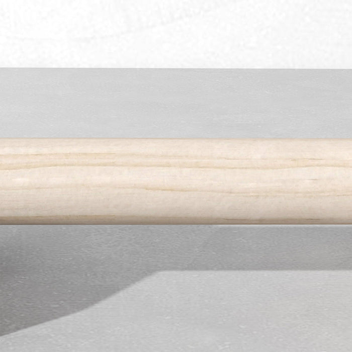 Soozier Push up Handles, Wooden Parallettes Bars with Non-Slip Base Natural