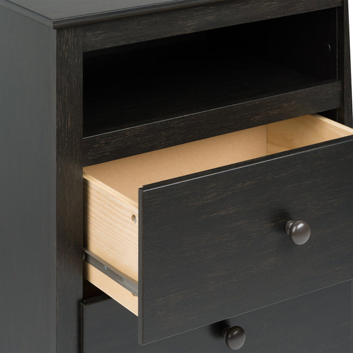 Sonoma 2-Drawer Nightstand - Washed Black