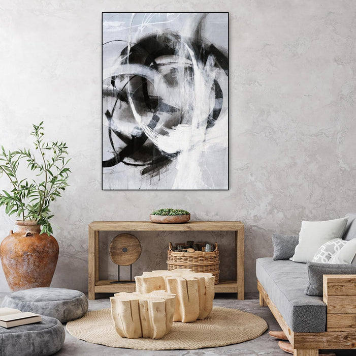 \"No Turning Radius\" Canvas Framed Black 18x24 Wall Art