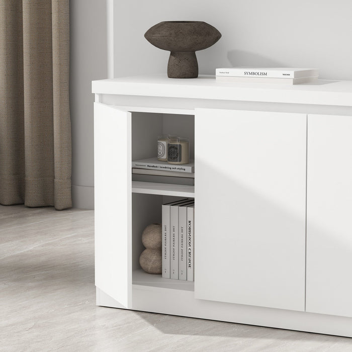 Griffin Modern 62\" Sideboard in White Buffet 