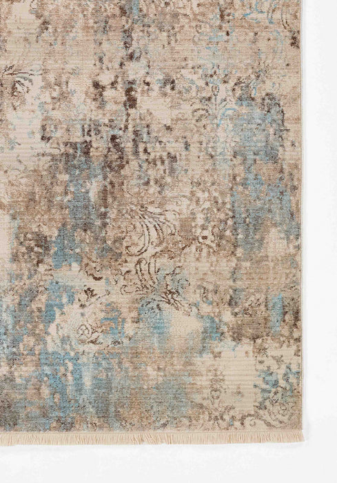 Malia Traditional 9'0\" x 12'0\" Area Rug in Blue Indoor Area Rug 