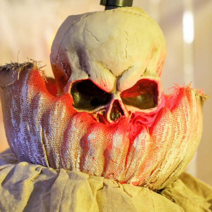 Outsunny 68" Life Size Halloween Animated Pumpkin Clown, Indoor Party Props