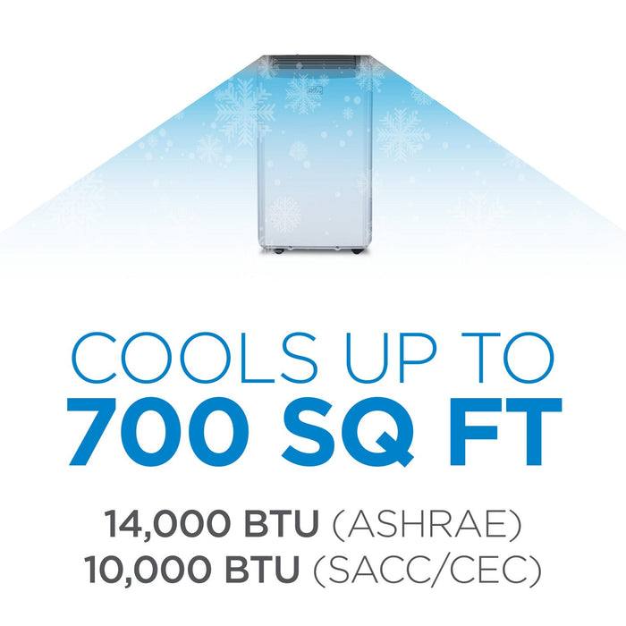 Black+Decker 14,000 BTU  4-in-1 Portable Air Conditioner with Heating - BPP10HWTB 
