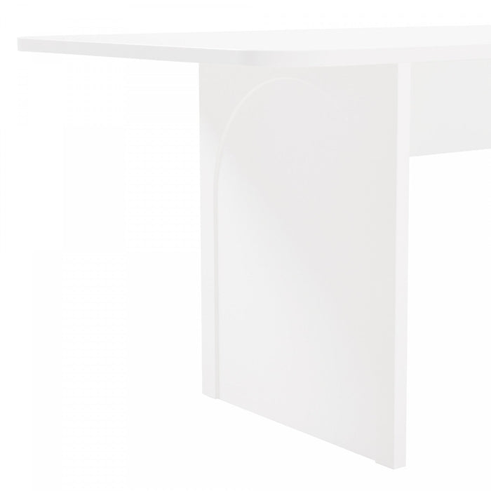 Ella Modern 79\" Dining Table in White 