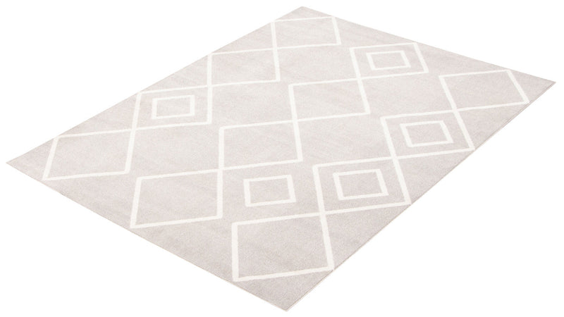 Kenza Grey Machine Washable Area Rug - 5'0\" x 7'0\"