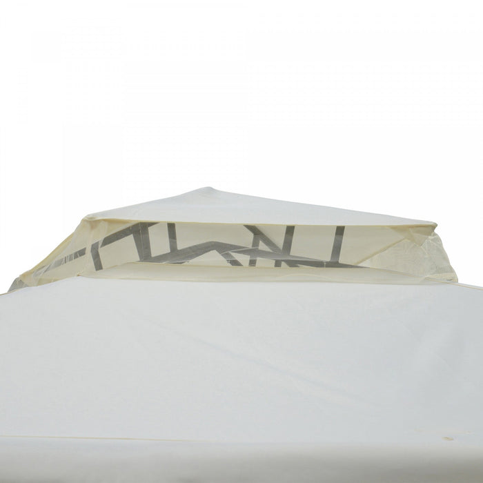 Outsunny 10' X 10' Patio Gazebo Outdoor Pavilion 2 Tire Roof Canopy Shelter Garden Event Party Tent 