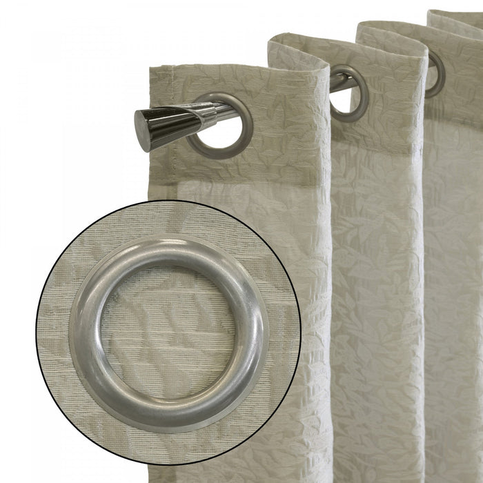 Habitat Martina Silver Light Filtering Grommet Curtain Panel - 52 x 84