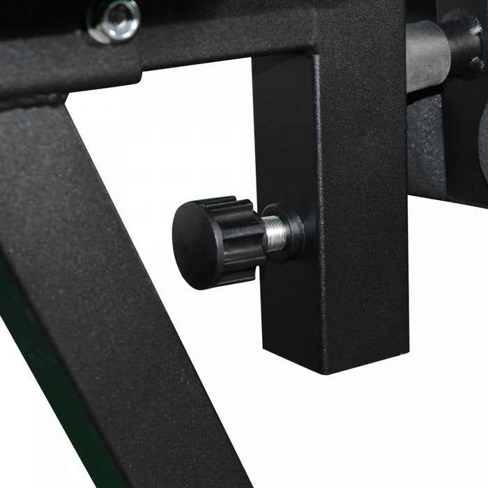 Soozier Weight Bench with Squat Racks, Leg Developer, Weight Plate Stand