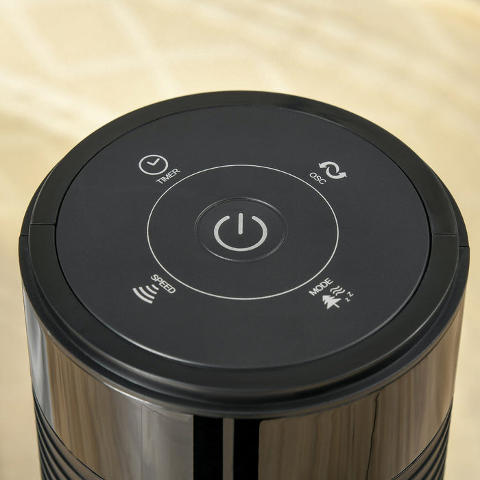 Homcom 46\" Tower Fan With 4 Wind Modes And 3 Speeds