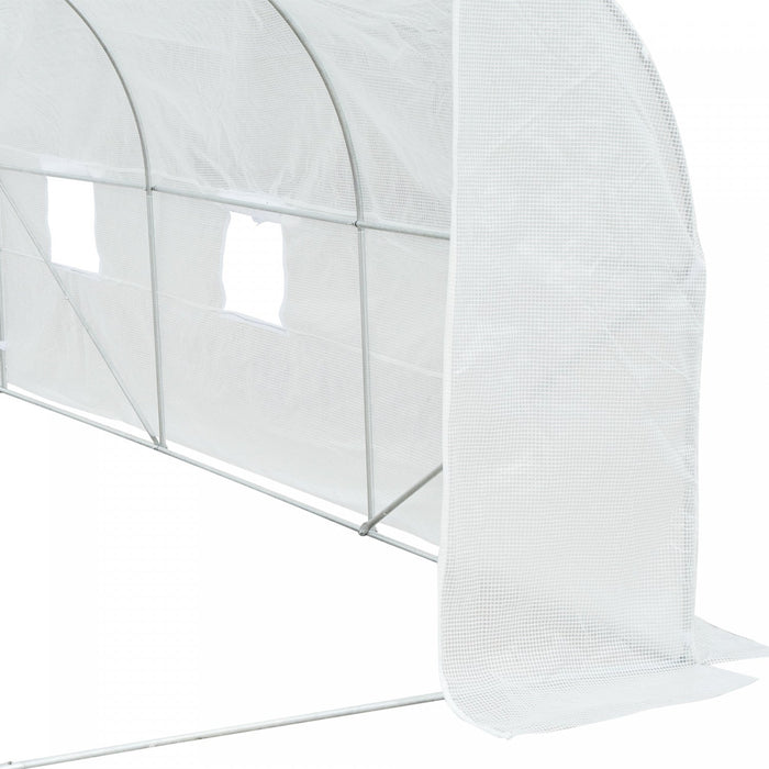 Outsunny 11.5' X 10' X 6.5' Portable Walk-in Tunnel Greenhouse, Garden Plant Growing Warm House, Out