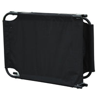 Outsunny Adjustable Garden Sun Lounger Black