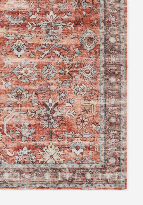 Ruby Traditional 8'0\" x 10'0\" Area Rug in Brown Indoor Area Rug 