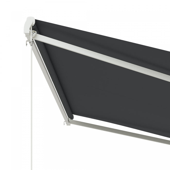 Outsunny 10' X 13' Electric Retractable Awning W/ Remote Controller, Gray