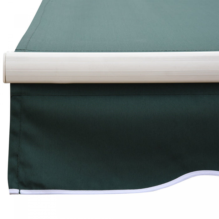 Outsunny 8' x 7' retractable awning, patio awnings, sunshade shelter with 280g/m² Uv & Water-resista