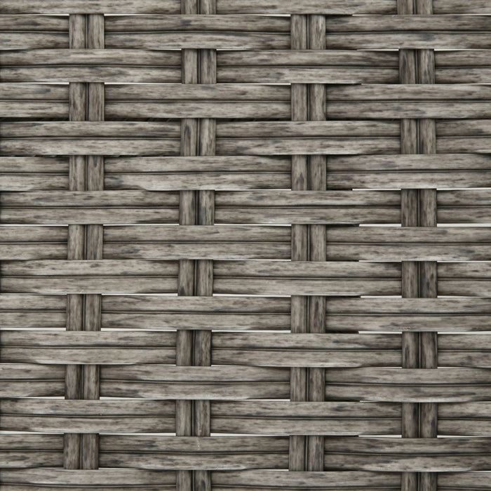 Outsunny 5 Pieces Patio Bar Set, Pe Rattan Wicker Outdoor Bar Set, Grey