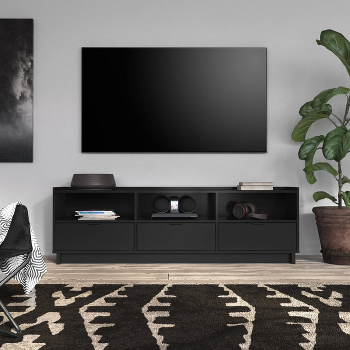 Prepac Simply Modern 70\" TV Stand - Black