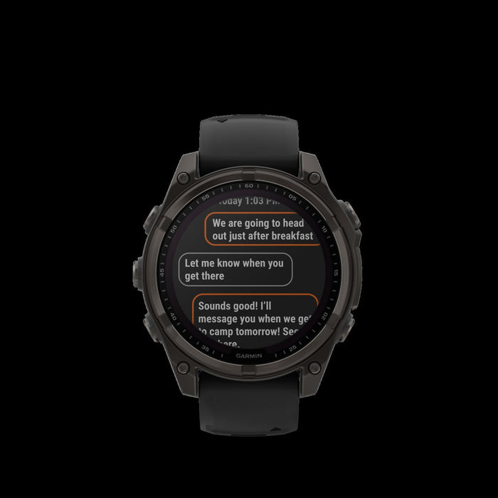 Garmin Fēnix 8 Solar Sapphire Smartwatch 47mm - Gps, Compass, Gyroscope And Barometric Altimeter 