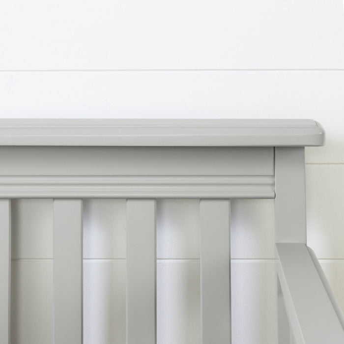 Cotton Candy Baby Crib 4 Heights With Toddler Rail - Soft Grey 